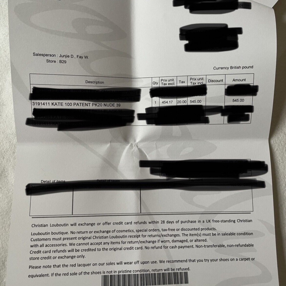 NEW IN BOX Christian Loubutin Kate 100 patent nude Size EU 39 / US 9 Retail $795 - Picture 11 of 12